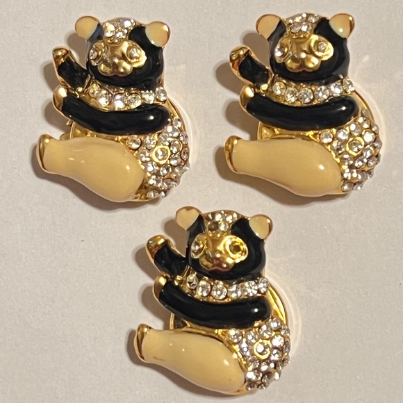 Panda button holder ( small size) - Picture 1 of 4